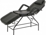 Фиксирана кушетка Mylo 185 x 63/83 x 75 см -бяла/черна