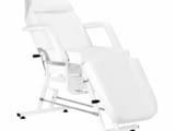 Фиксирана кушетка Sillon 180 х 60/85 х 68 см - бяла/черна