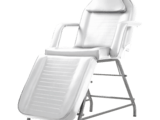 Фиксирана кушетка Cleo 180 x 63 x 75 cм - бяла/черна