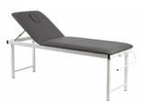 Фиксирана кушетка Coinfycare - Kinne - 195 x 70 x 75 см - тъмно сива/тъмно синя