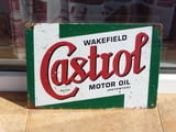 Метална табела кола Castrol motor oil Кастрол моторно масло реклама