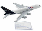 Еърбъс 380 самолет модел макет FedEx метален A380 куриер товарен пратки