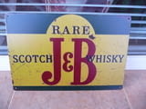 Метална табела уиски J&B Scotch Whisky Rare шотландско барове реклама