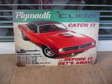 Метална табела кола Plymouth Cuda Плимут стара бърза ретро