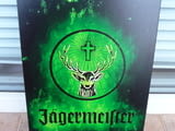 Метална табела Jagermeister зелена алкохолна напитка билки