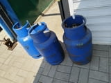 Битови газови бутилки, 27л-употребявани-два броя