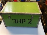 Индустриален дървен сандък с обков 580х380х310mm