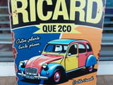 Метална табела кола Ricard шарена рекламна кола Ситроен готина цветна автомобил