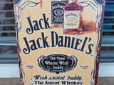 Метална табела Jack Daniel's бутилки уиски реклама Джак Даниелс лед наздраве бар