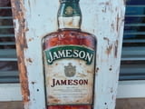 Метална табела Jameson бутилка ирландско уиски пълна за пиене с приятели