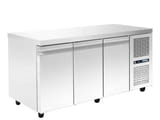 Професионален хладилен работен плот с 3 врати – 458 литра, за GN 1/1