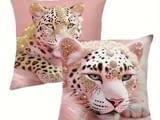 Сет калъфки лукс Розов леопард
