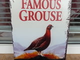 Метална табела уиски The Famous Grouse най-продавано Шотландско червен глухар емблема whisky scotlan