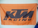 KTM знаме флаг КТМ оранжево рекламно кросов мотор мотори мотокрос мотоциклети кросаци офроуд гума