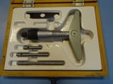Микрометричен дълбокомер DDR Suhl Мicrometer Depth Gage 0-100mm